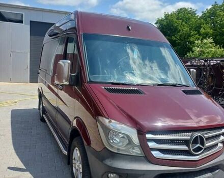 Красный Мерседес Sprinter, объемом двигателя 2.1 л и пробегом 292 тыс. км за 21500 $, фото 1 на Automoto.ua