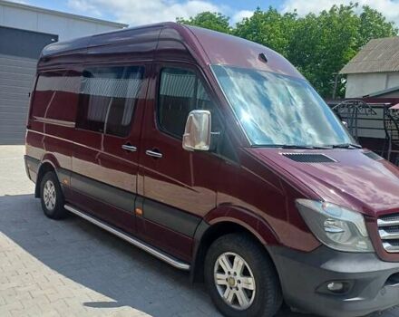 Красный Мерседес Sprinter, объемом двигателя 2.1 л и пробегом 292 тыс. км за 21500 $, фото 11 на Automoto.ua