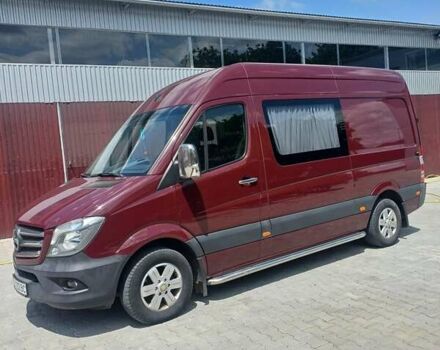Красный Мерседес Sprinter, объемом двигателя 2.1 л и пробегом 292 тыс. км за 21500 $, фото 6 на Automoto.ua