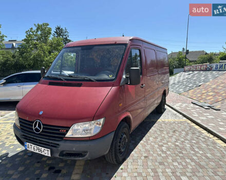 Червоний Мерседес Sprinter, об'ємом двигуна 2.15 л та пробігом 485 тис. км за 4000 $, фото 1 на Automoto.ua