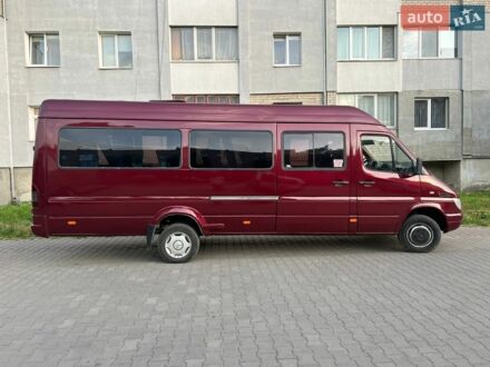 Красный Мерседес Sprinter, объемом двигателя 2.2 л и пробегом 650 тыс. км за 14500 $, фото 1 на Automoto.ua