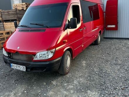 Червоний Мерседес Sprinter, об'ємом двигуна 2.2 л та пробігом 100 тис. км за 5700 $, фото 1 на Automoto.ua