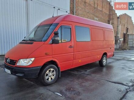 Мерседес Sprinter 2004 у Червонограде на Automoto.ua Червоний Мерседес Sprinter, об'ємом двигуна 2.7 л та пробігом 490 тис. км за 8500 $, фото 1 на Automoto.ua