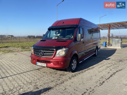 Красный Мерседес Sprinter, объемом двигателя 2.7 л и пробегом 5 тыс. км за 13500 $, фото 1 на Automoto.ua