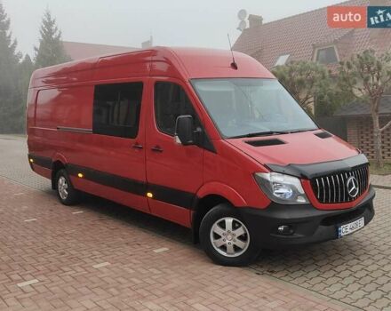 Красный Мерседес Sprinter, объемом двигателя 3 л и пробегом 450 тыс. км за 17500 $, фото 1 на Automoto.ua