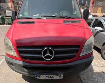 Красный Мерседес Sprinter, объемом двигателя 2.14 л и пробегом 296 тыс. км за 22000 $, фото 1 на Automoto.ua