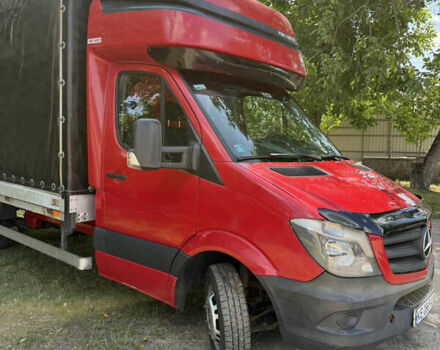 Красный Мерседес Sprinter, объемом двигателя 2.14 л и пробегом 420 тыс. км за 18600 $, фото 1 на Automoto.ua