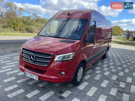Мерседес Sprinter 2020 в Тячеве на Automoto.ua Красный Мерседес Sprinter, объемом двигателя 1.95 л и пробегом 255 тыс. км за 25500 $, фото 1 на Automoto.ua