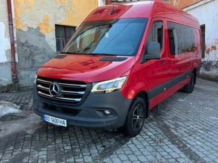 Красный Мерседес Sprinter, объемом двигателя 1.95 л и пробегом 248 тыс. км за 47000 $, фото 1 на Automoto.ua