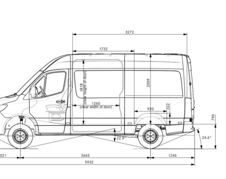 Мерседес Sprinter, об'ємом двигуна 1.95 л та пробігом 0 тис. км за 62986 $, фото 3 на Automoto.ua