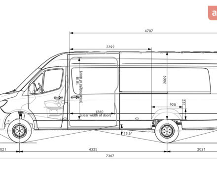 Мерседес Sprinter, объемом двигателя 1.95 л и пробегом 0 тыс. км за 97968 $, фото 19 на Automoto.ua