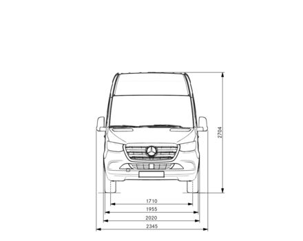 Мерседес Sprinter, об'ємом двигуна 2 л та пробігом 0 тис. км за 46258 $, фото 6 на Automoto.ua