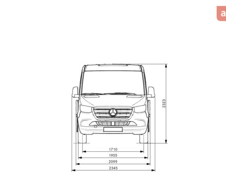 Мерседес Sprinter, об'ємом двигуна 2.14 л та пробігом 0 тис. км за 51436 $, фото 8 на Automoto.ua