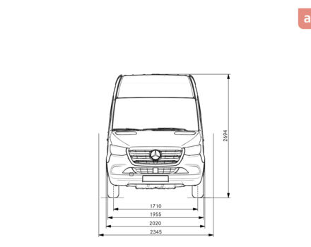 Мерседес Sprinter 2025 в Одессе на Automoto.ua Мерседес Sprinter, объемом двигателя 1.95 л и пробегом 0 тыс. км за 99820 $, фото 13 на Automoto.ua