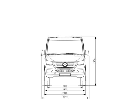 Мерседес Sprinter, об'ємом двигуна 2.99 л та пробігом 0 тис. км за 63735 $, фото 9 на Automoto.ua