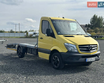 Жовтий Мерседес Sprinter, об'ємом двигуна 2.14 л та пробігом 675 тис. км за 18900 $, фото 1 на Automoto.ua