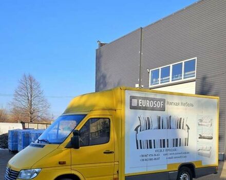 Желтый Мерседес Sprinter, объемом двигателя 2.15 л и пробегом 298 тыс. км за 7900 $, фото 11 на Automoto.ua