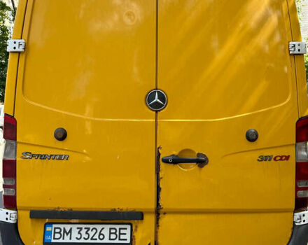 Желтый Мерседес Sprinter, объемом двигателя 2.15 л и пробегом 940 тыс. км за 10000 $, фото 11 на Automoto.ua