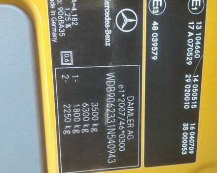 Жовтий Мерседес Sprinter, об'ємом двигуна 0 л та пробігом 195 тис. км за 18900 $, фото 41 на Automoto.ua
