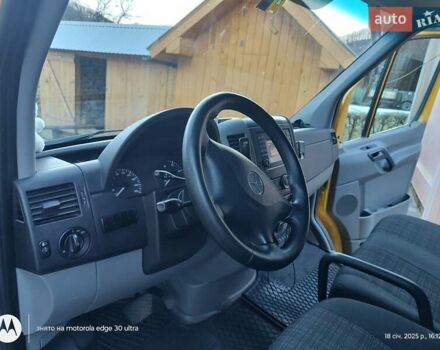 Желтый Мерседес Sprinter, объемом двигателя 2.14 л и пробегом 290 тыс. км за 19900 $, фото 10 на Automoto.ua