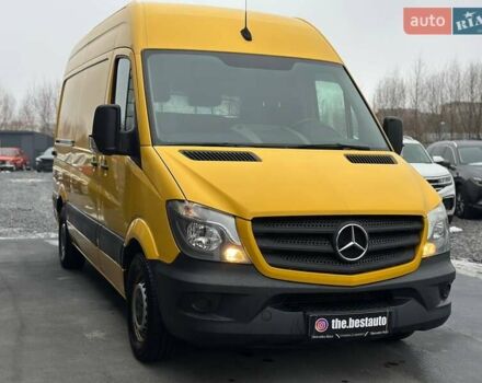Желтый Мерседес Sprinter, объемом двигателя 2.14 л и пробегом 216 тыс. км за 19500 $, фото 13 на Automoto.ua
