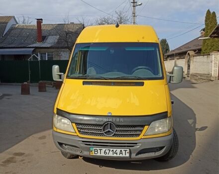 Жовтий Мерседес Sprinter, об'ємом двигуна 0.22 л та пробігом 548 тис. км за 7499 $, фото 1 на Automoto.ua