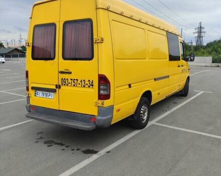 Желтый Мерседес Sprinter, объемом двигателя 2.1 л и пробегом 390 тыс. км за 10500 $, фото 13 на Automoto.ua