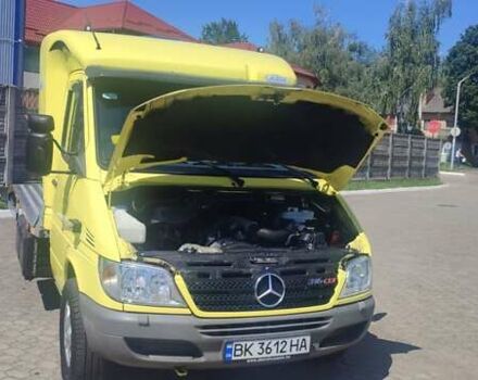 Желтый Мерседес Sprinter, объемом двигателя 2.7 л и пробегом 329 тыс. км за 19000 $, фото 42 на Automoto.ua
