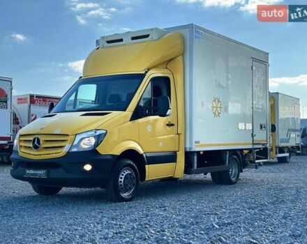 Желтый Мерседес Sprinter, объемом двигателя 2.2 л и пробегом 195 тыс. км за 27900 $, фото 7 на Automoto.ua
