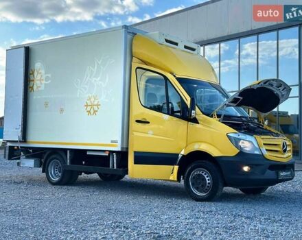 Желтый Мерседес Sprinter, объемом двигателя 2.2 л и пробегом 195 тыс. км за 27900 $, фото 14 на Automoto.ua
