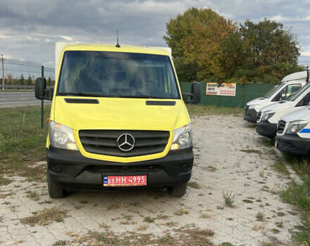 Желтый Мерседес Sprinter, объемом двигателя 3 л и пробегом 360 тыс. км за 34500 $, фото 2 на Automoto.ua