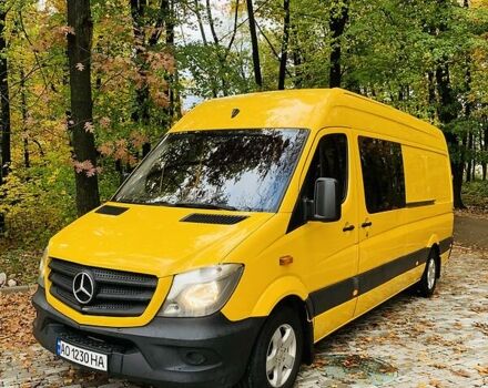 Жовтий Мерседес Sprinter, об'ємом двигуна 2.1 л та пробігом 159 тис. км за 18888 $, фото 16 на Automoto.ua