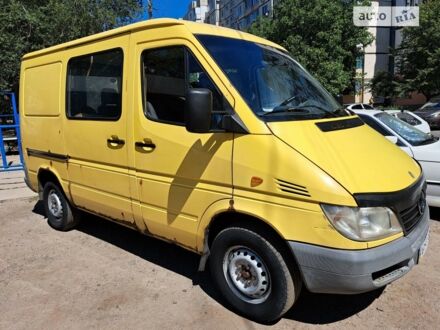 Жовтий Мерседес Sprinter, об'ємом двигуна 2.2 л та пробігом 473 тис. км за 5200 $, фото 1 на Automoto.ua