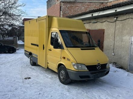 Желтый Мерседес Sprinter, объемом двигателя 2.2 л и пробегом 1 тыс. км за 5500 $, фото 1 на Automoto.ua