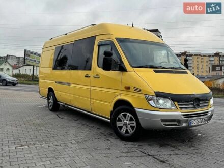 Жовтий Мерседес Sprinter, об'ємом двигуна 2.69 л та пробігом 195 тис. км за 10499 $, фото 1 на Automoto.ua