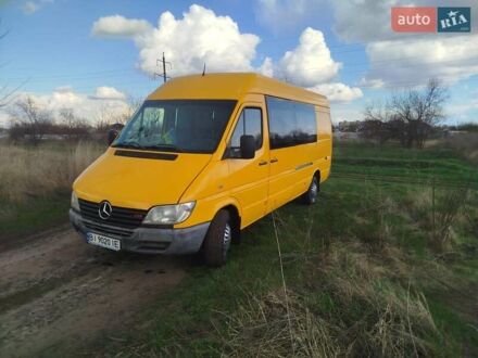 Мерседес Sprinter 2004 в Кременчуге на Automoto.ua Желтый Мерседес Sprinter, объемом двигателя 2.2 л и пробегом 635 тыс. км за 7300 $, фото 1 на Automoto.ua
