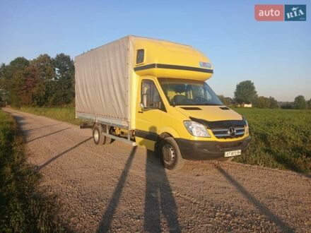 Желтый Мерседес Sprinter, объемом двигателя 2.87 л и пробегом 397 тыс. км за 15500 $, фото 1 на Automoto.ua