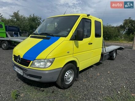 Жовтий Мерседес Sprinter, об'ємом двигуна 2.2 л та пробігом 570 тис. км за 11900 $, фото 1 на Automoto.ua