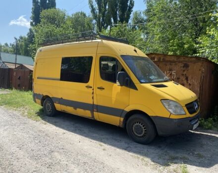Желтый Мерседес Sprinter, объемом двигателя 2.2 л и пробегом 2 тыс. км за 7300 $, фото 1 на Automoto.ua