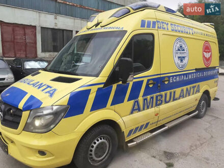 Желтый Мерседес Sprinter, объемом двигателя 3 л и пробегом 362 тыс. км за 21273 $, фото 1 на Automoto.ua