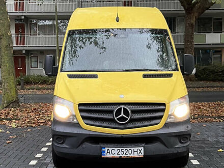 Жовтий Мерседес Sprinter, об'ємом двигуна 2.14 л та пробігом 468 тис. км за 15500 $, фото 1 на Automoto.ua
