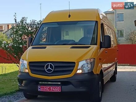 Мерседес Sprinter 2017 в Дрогобыче на Automoto.ua Желтый Мерседес Sprinter, объемом двигателя 2.2 л и пробегом 350 тыс. км за 18950 $, фото 1 на Automoto.ua