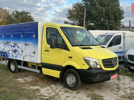 Желтый Мерседес Sprinter, объемом двигателя 3 л и пробегом 360 тыс. км за 33200 $, фото 1 на Automoto.ua