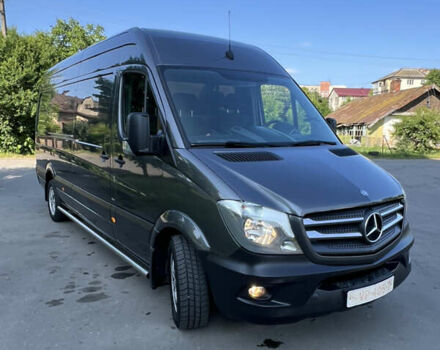 Серый Мерседес Sprinter, объемом двигателя 2.2 л и пробегом 215 тыс. км за 19699 $, фото 1 на Automoto.ua