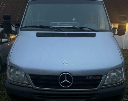 Серый Мерседес Sprinter, объемом двигателя 2.7 л и пробегом 650 тыс. км за 10000 $, фото 8 на Automoto.ua
