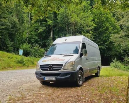 Серый Мерседес Sprinter, объемом двигателя 2.15 л и пробегом 420 тыс. км за 9400 $, фото 1 на Automoto.ua