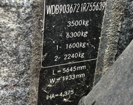 Сірий Мерседес Sprinter, об'ємом двигуна 2.1 л та пробігом 330 тис. км за 7800 $, фото 9 на Automoto.ua