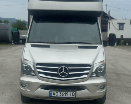 Серый Мерседес Sprinter, объемом двигателя 2.2 л и пробегом 130 тыс. км за 20699 $, фото 1 на Automoto.ua