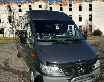 Серый Мерседес Sprinter, объемом двигателя 2.7 л и пробегом 600 тыс. км за 11500 $, фото 5 на Automoto.ua