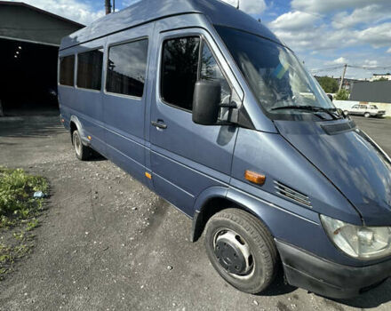 Серый Мерседес Sprinter, объемом двигателя 2.69 л и пробегом 465 тыс. км за 13500 $, фото 2 на Automoto.ua